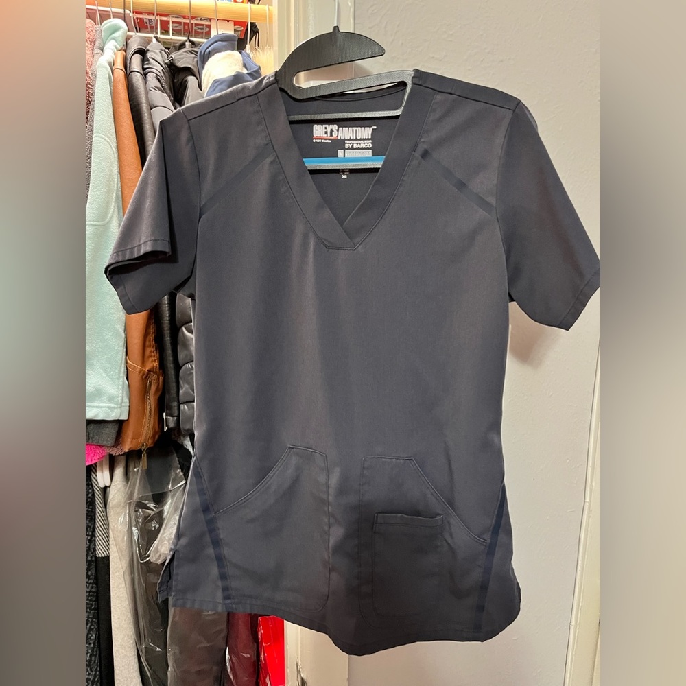 Gray grey’s anatomy scrubs set